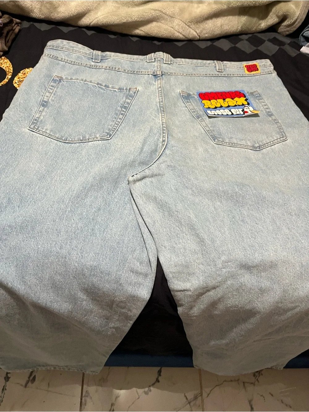 Zumiez Light Blue Relaxed Fit Men's Jeans